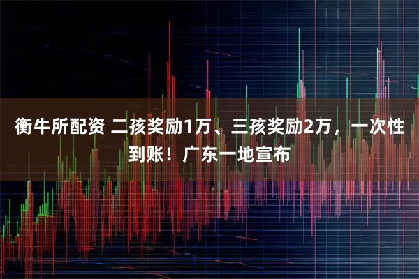 衡牛所配资 二孩奖励1万、三孩奖励2万，一次性到账！广东一地宣布